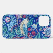 Strawberry Thief Blue, William Morris Case-Mate iPhone Case (Achterkant (horizontaal))