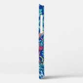Strawberry Thief Blue, William Morris Case-Mate iPhone Case (Achterkant / Links)