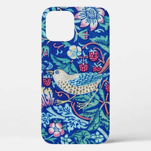 Strawberry Thief Blue, William Morris Case-Mate iPhone Case (Achterkant)