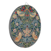 Strawberry Thief (door William Morris) Dartbord (Voorkant Links)