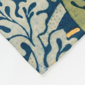 Strawberry Thief (door William Morris) Fleece Deken (Hoek)