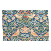 Strawberry Thief (door William Morris) Kussensloop (Voorkant-Links)