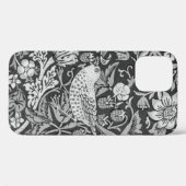 Strawberry Thief Gray, William Morris Case-Mate iPhone Case (Achterkant (horizontaal))
