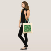 Strawberry Thief Green, William Morris Tote Bag (Voorkant (model))