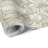 Strawberry Thief Ivory, William Morris Cadeaupapier (Rol Hoek)