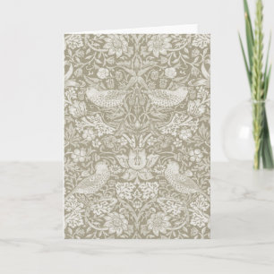 Strawberry Thief Ivory, William Morris Kaart