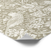 Strawberry Thief Ivory, William Morris Poster (Hoek)