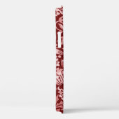 Strawberry Thief Maroon, William Morris Case-Mate iPhone Case (Achterkant / Rechts)