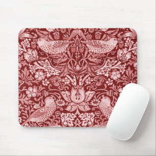 Strawberry Thief Maroon, William Morris Muismat