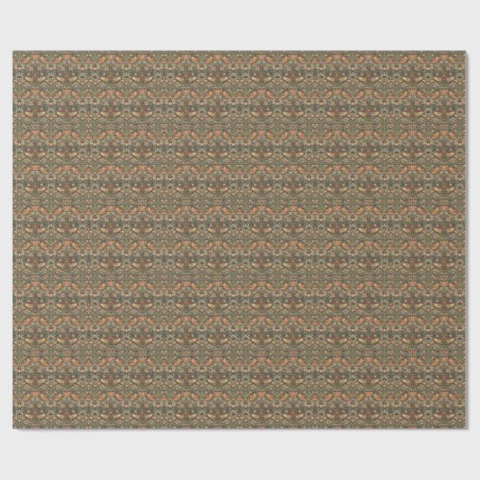 Strawberry Thief Neutral High Res Wrapping Paper Cadeaupapier (Vlak)