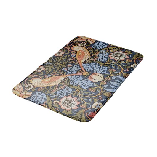 Strawberry Thief Pattern William Morris Badmat (Gekanteld)
