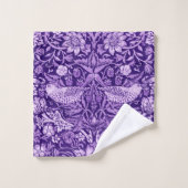 Strawberry Thief Purple, William Morris (Gant de toilette)