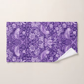 Strawberry Thief Purple, William Morris (Serviette à main)