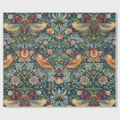 Strawberry Thief van William Morris Cadeaupapier (Vlak)