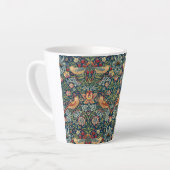 Strawberry Thief van William Morris Latte Mok (Linkerhoek)