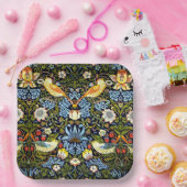 Strawberry Thief van William Morris Papieren Bordje (Feest)