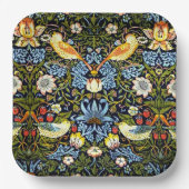 Strawberry Thief van William Morris Papieren Bordje (Voorkant)