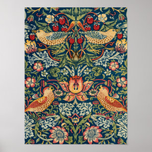 Strawberry Thief van William Morris Poster