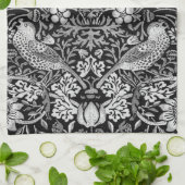 Strawberry Thief van William Morris Theedoek (Gevouwen)