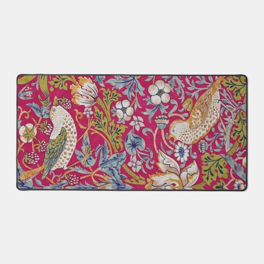 Strawberry Thief William Morris Bureaumat (Voorkant)