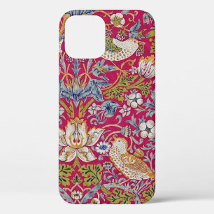 Strawberry Thief William Morris iPhone 12 Hoesje