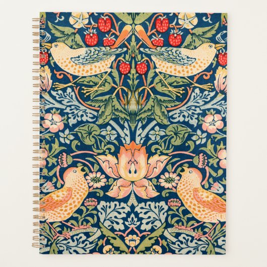 Strawberry Thief William Morris Colorful Planner (Voorkant)