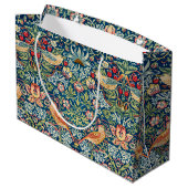 Strawberry Thief, William Morris Grand sac cadeau (Dos Angle)