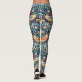 Strawberry Thief William Morris Leggings (Achterkant)