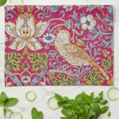 Strawberry Thief William Morris Theedoek (Gevouwen)