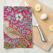 Strawberry Thief William Morris Theedoek (Quarter Fold)