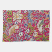 Strawberry Thief William Morris Theedoek (Horizontaal)