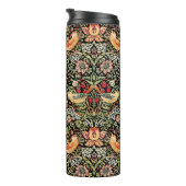 Strawberry Thief WIlliam Morris Thermosbeker (Geroteerd rechts)