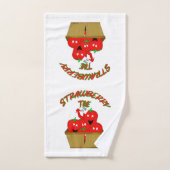 Strawberry Time ! (Serviette à main)