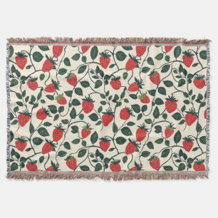 Strawberry Vine Pattern Deken