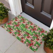 Strawberry Vine Pattern Doormat Deurmat