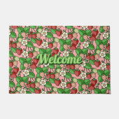 Strawberry Vine Pattern Doormat Deurmat (Voorkant)