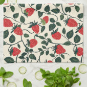 Strawberry Vine Pattern Theedoek (Gevouwen)