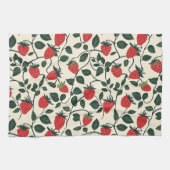 Strawberry Vine Pattern Theedoek (Horizontaal)