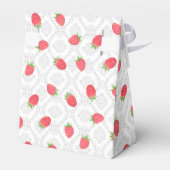 Strawberry White Favor Box Bedankdoosjes (Achterkant)