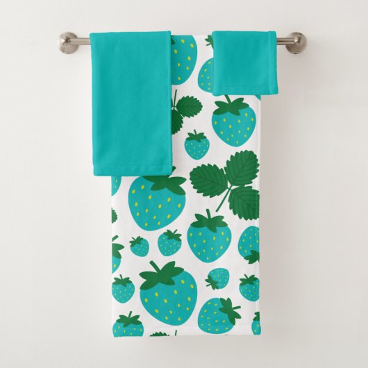 Strawberry's Bath Towel Set Bad Handdoek (Insitu)