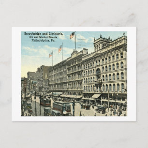 Strawbridge & Clothiers, Philadelphia 1919  Briefkaart