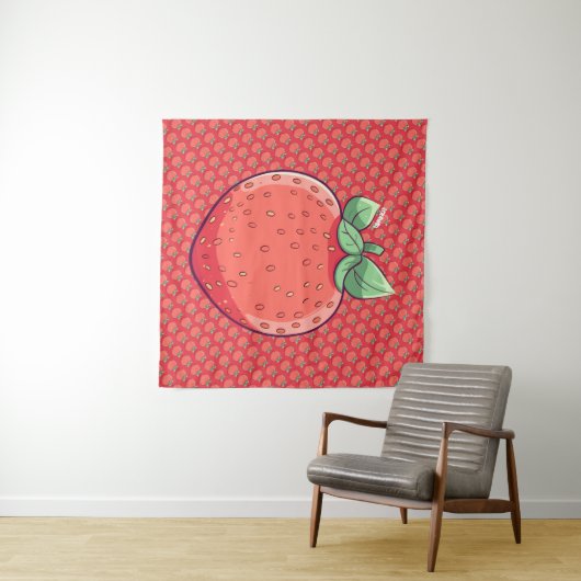 Strawbs Wandkleed (In Situ (horizontaal))