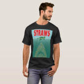 Straws retro t-shirt (Voorkant volledig)