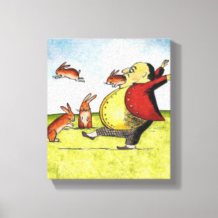 Stray Hares Canvas Afdruk