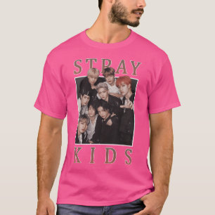 Stray Kinder Retro Band Style 90S T-shirt