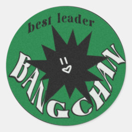 Stray Kinderen - Bangchan [stickers] Ronde Sticker