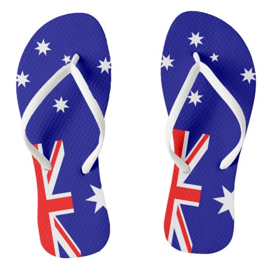 Straya Aussie Flag Thames Teenslippers (Voetbed)