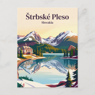 Štrbské Pleso Slowakije Briefkaart