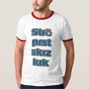 Strč prst skrz krk (tsjechische slowaakse twister t-shirt
