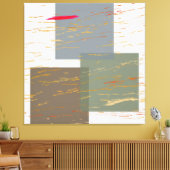 Streak Squares Canvas Afdruk (Insitu (Woonkamer))